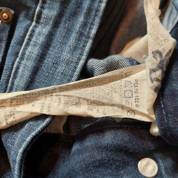 Levi's Dark Wash Skinny Jeans w Pockets 27 GUC - Picture 13 of 16